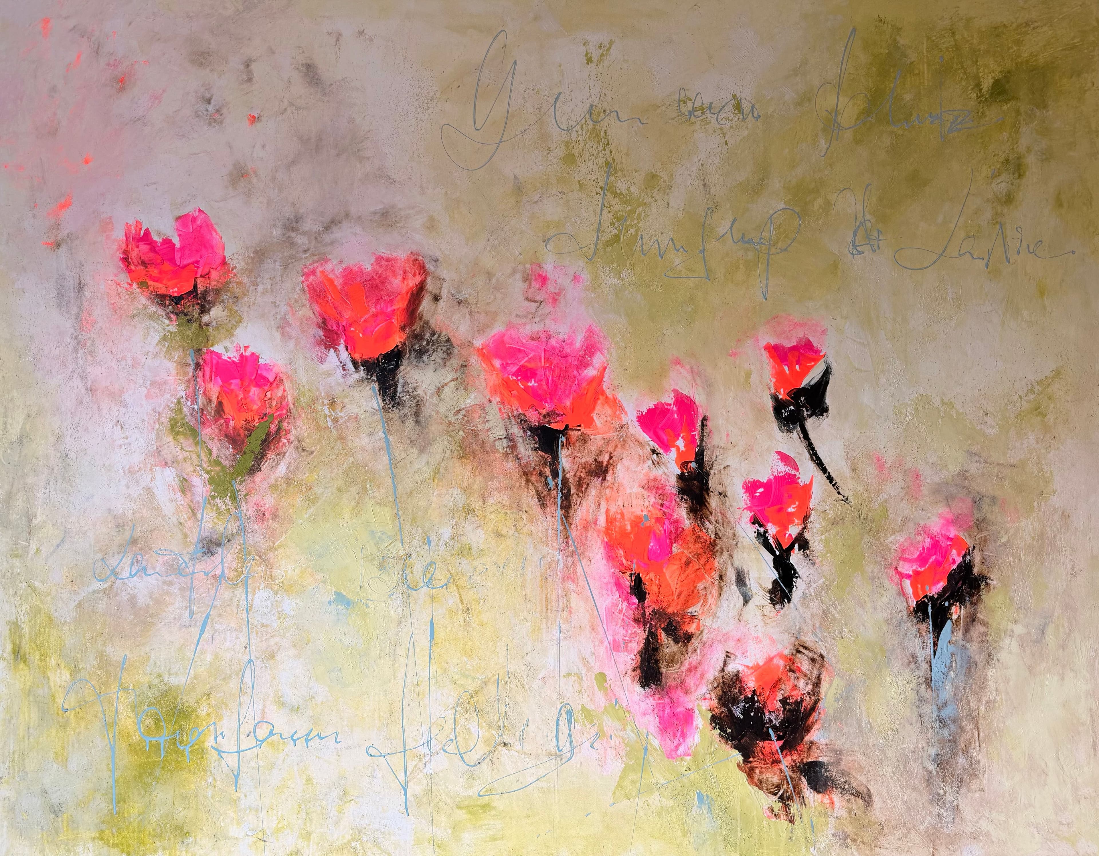 Statement Peace Expressionismus Flower