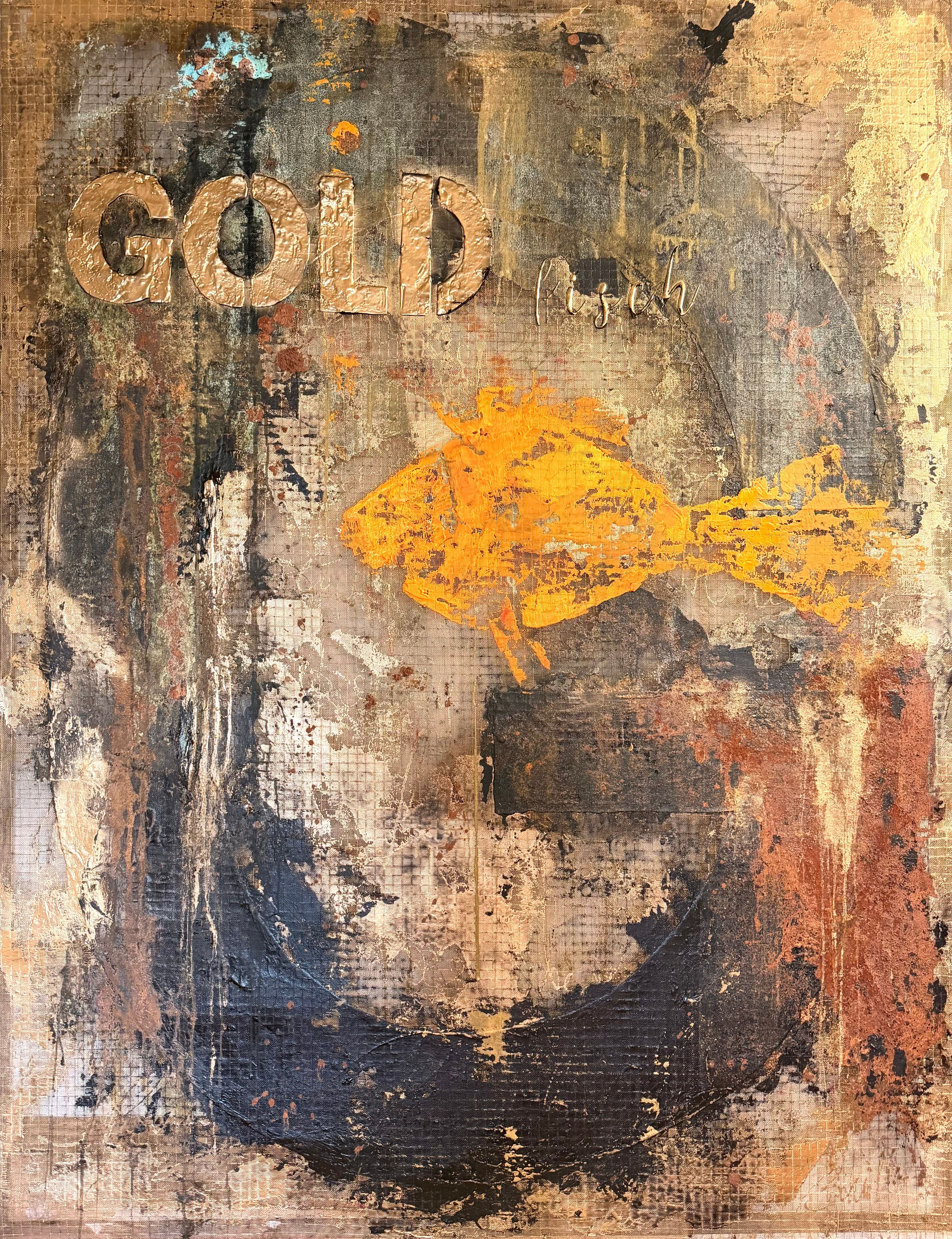 Statement Peace, Mixed Media, Abstrakte Kunst, Contemporary Art